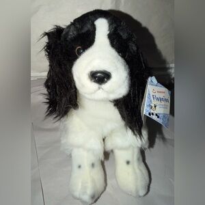 Aurora Flopsies Springer Spaniel Dog Puppy Stuffed Animal Plush Toy W/ Tags